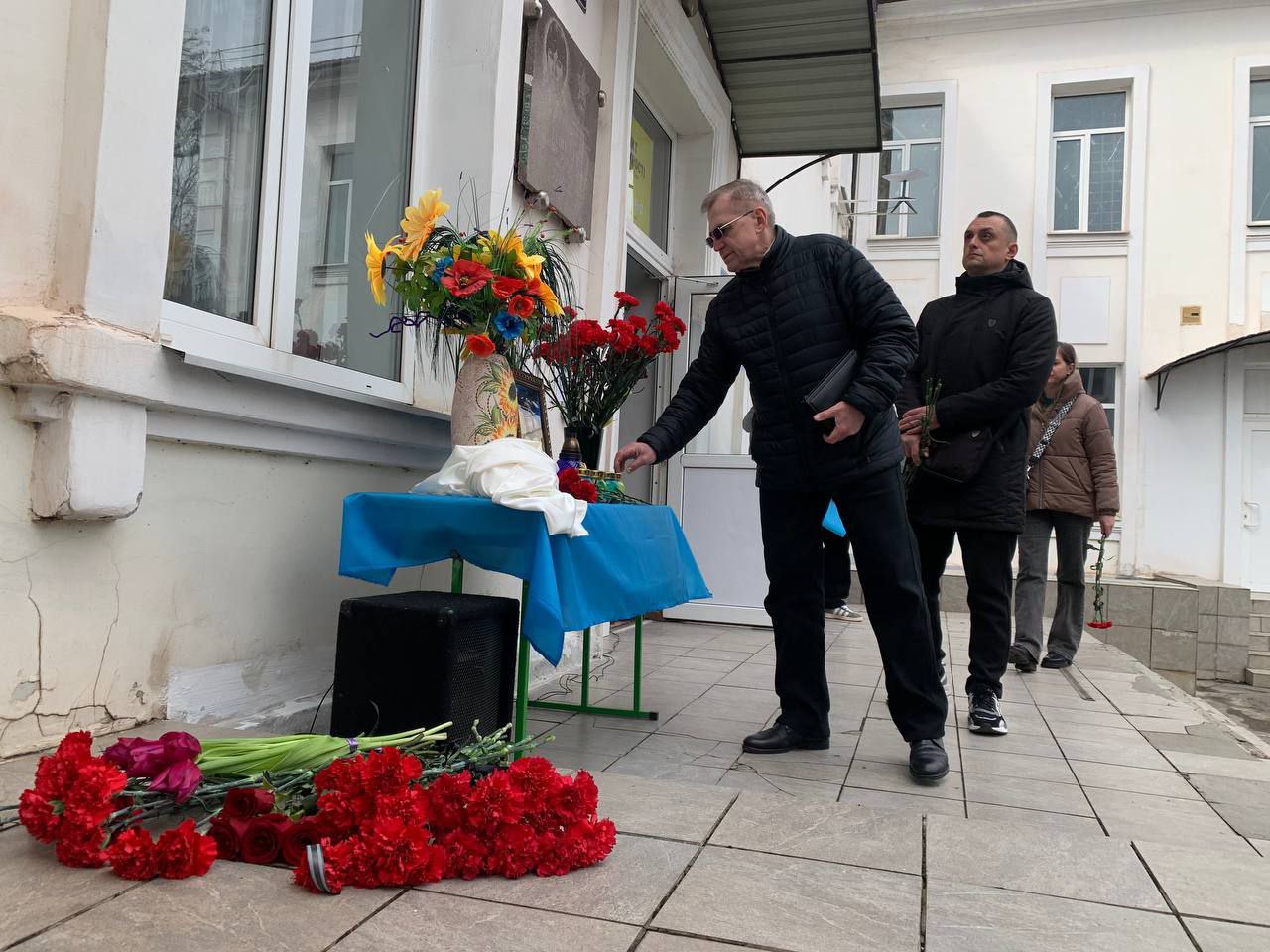 Відкриття меморіальної дошки Василю Печеніну