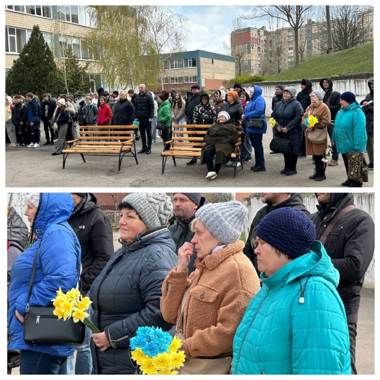 Відкриття меморіальних дошок Андрія Короля, Дмитра Титаренка та Дмитра Самойленка