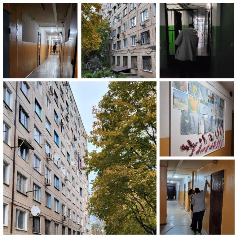 Проведено інвентаризацію кімнат в гуртожитку 