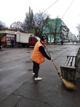 Проведені роботи з прибирання випадкового сміття